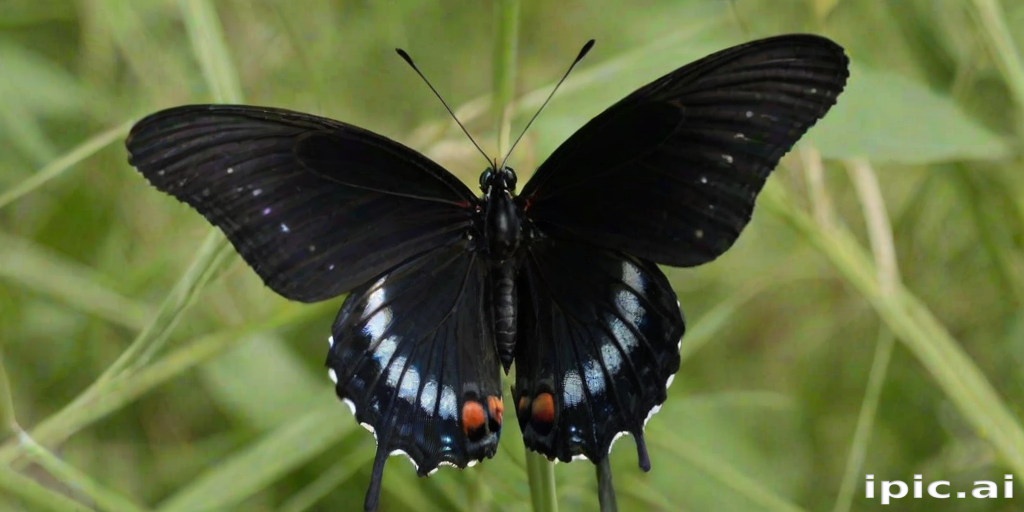 black butterfly