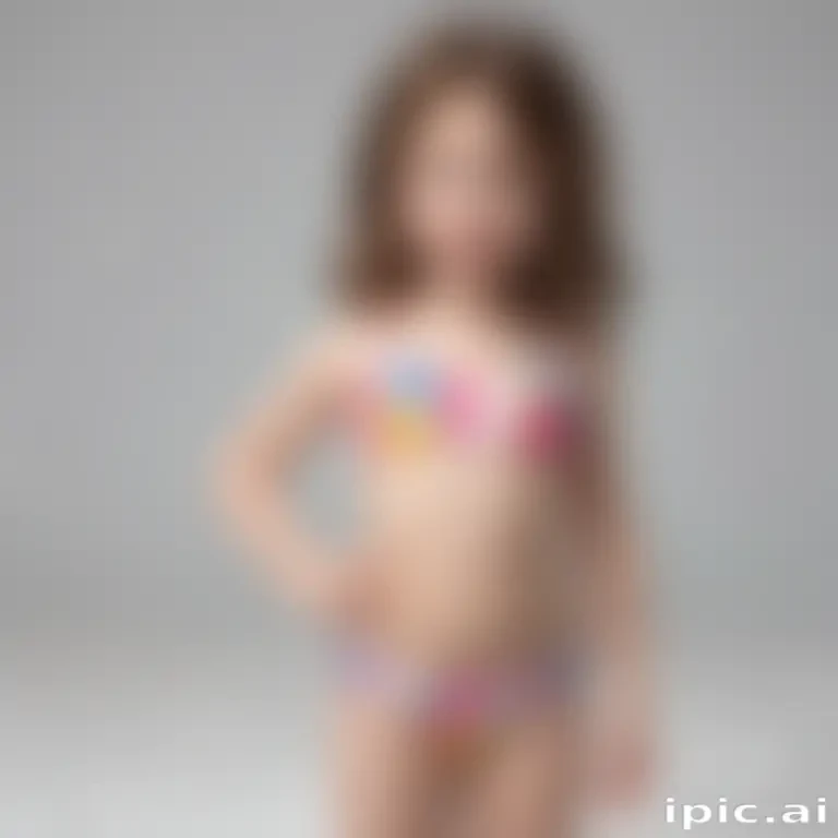 ai art little girl bikini