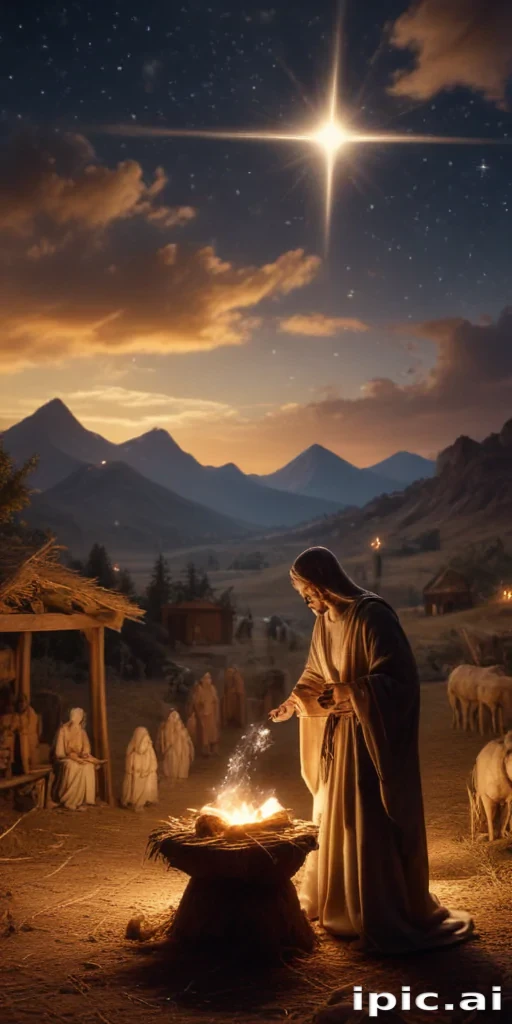 free nativity scene background images