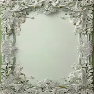 green white background