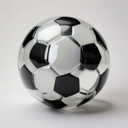 transparent soccer ball