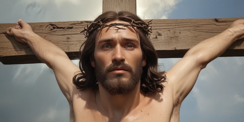 pictures of jesus on a cross