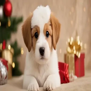 christmas puppy desktop backgrounds