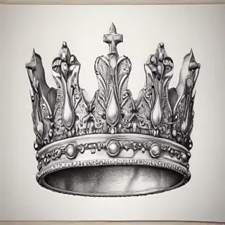 crown drawing