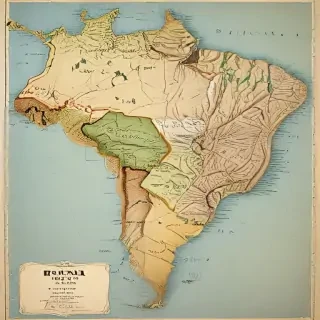 map of brazil