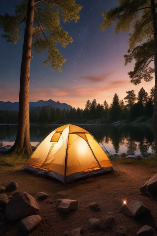 camping background pic