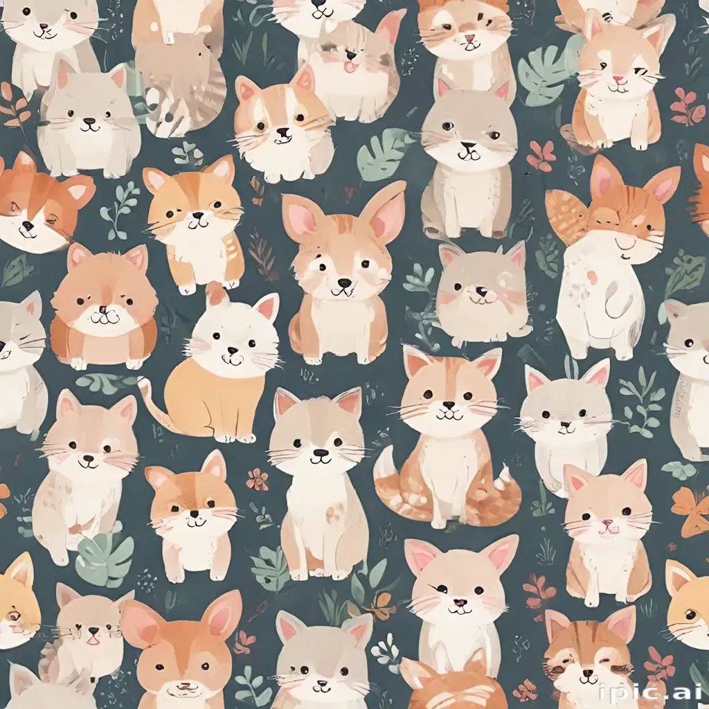 cute animal background