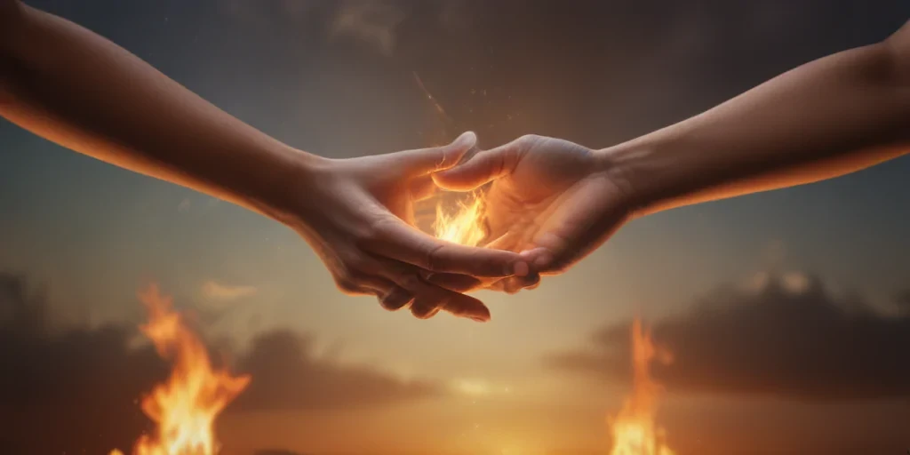 hands reaching out png