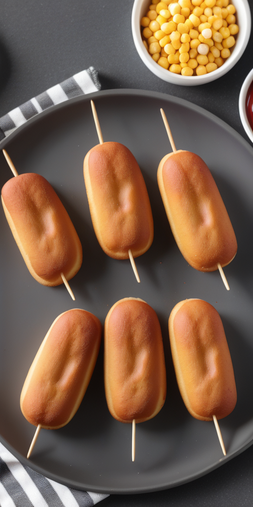 air fry mini corn dogs