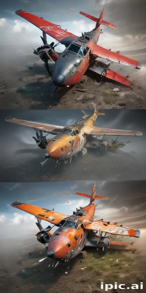 crashed plane png