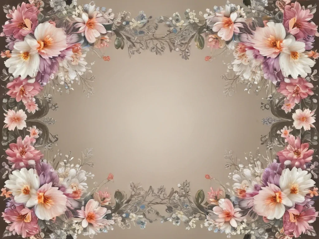 flowers border png