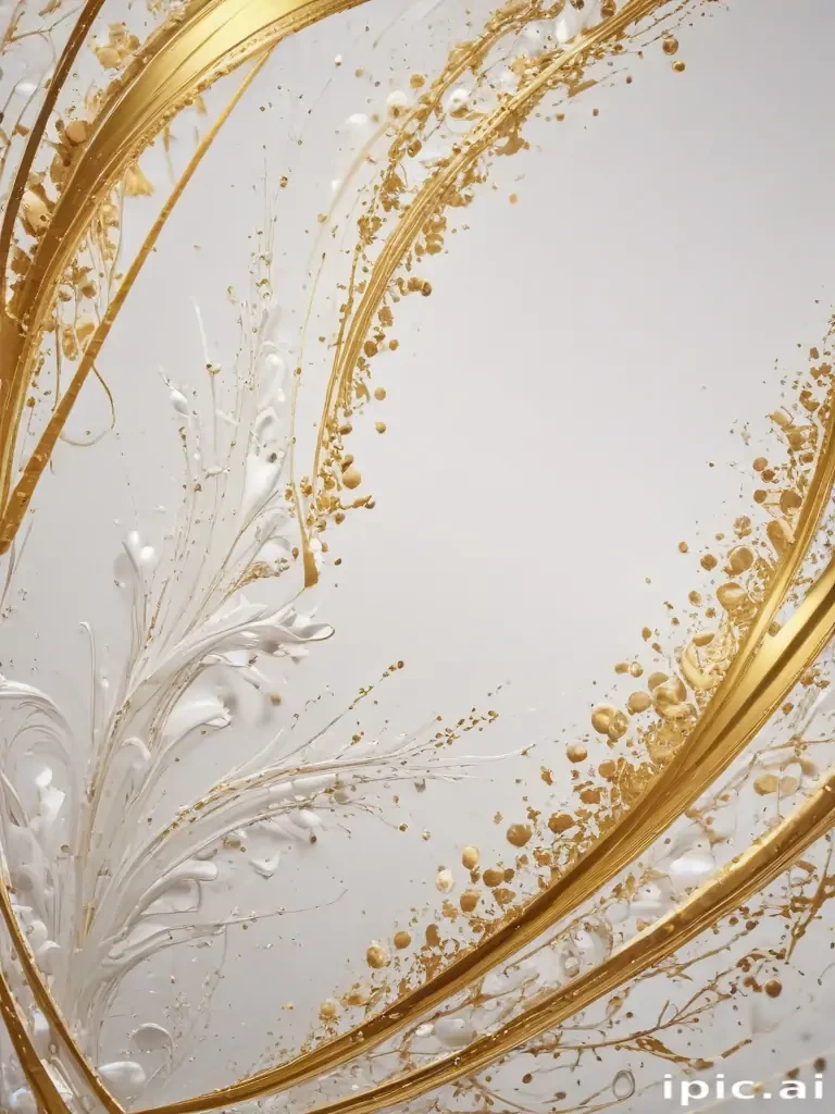 elegant white and gold background