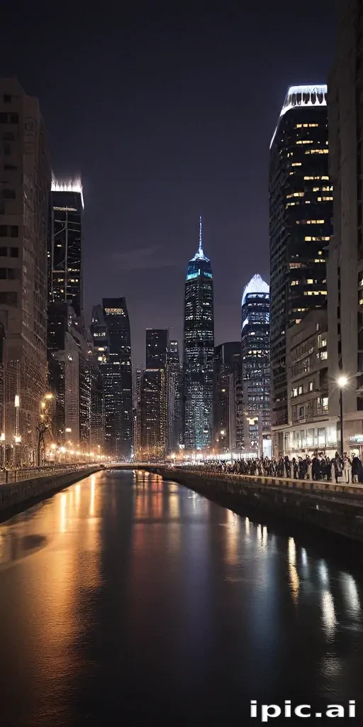 city lights background