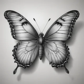 buterfly sketch