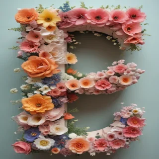 floral letters