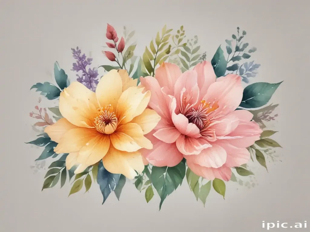 watercolor flowers png