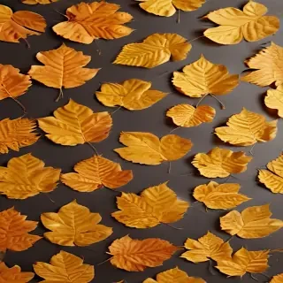 golden leaves background