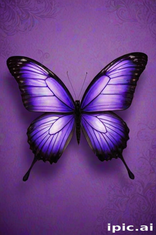 purple wallpapers butterfly