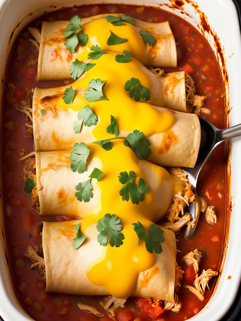 chicken enchilada casserole in crock pot