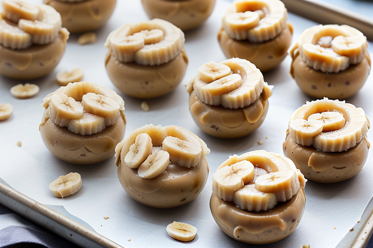 frozen banana peanut butter bites