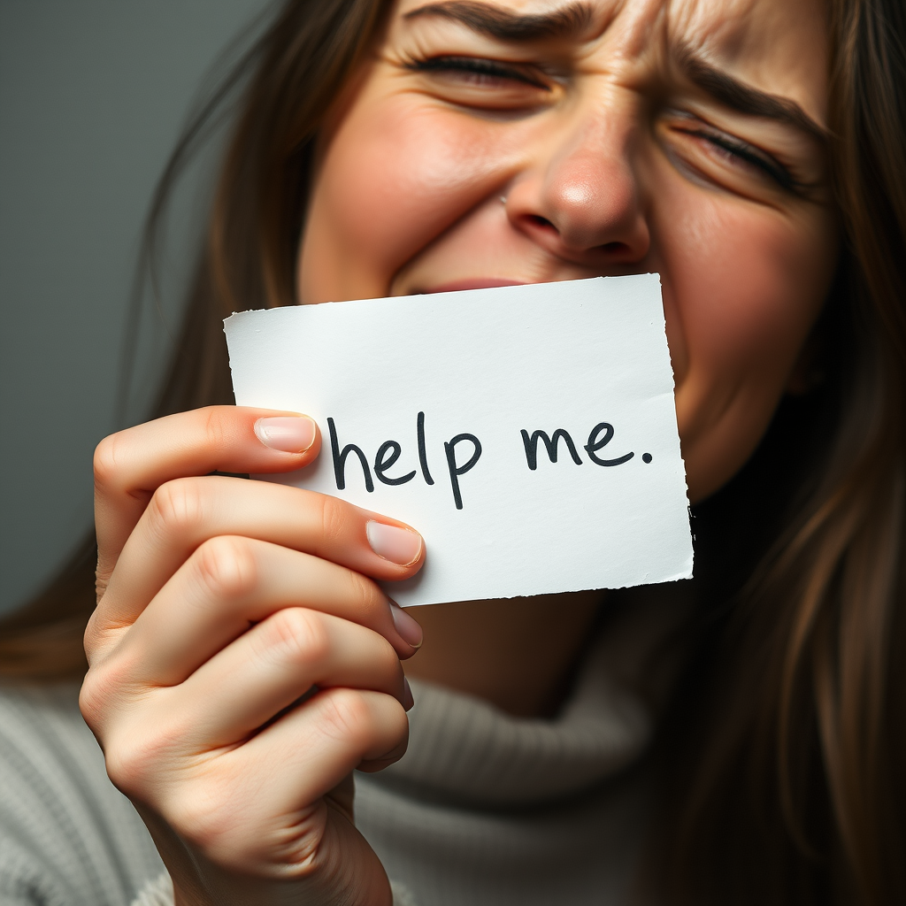 Desperate Plea for Assistance A Young Woman's Emotional Cry for Help