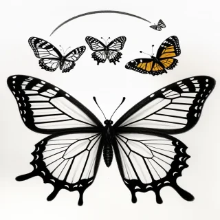 buttefly drawing