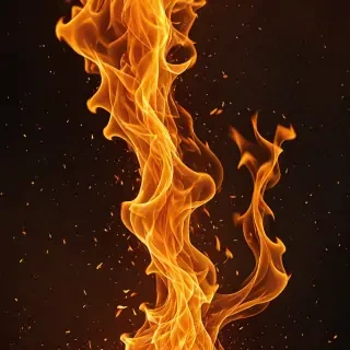 background on fire