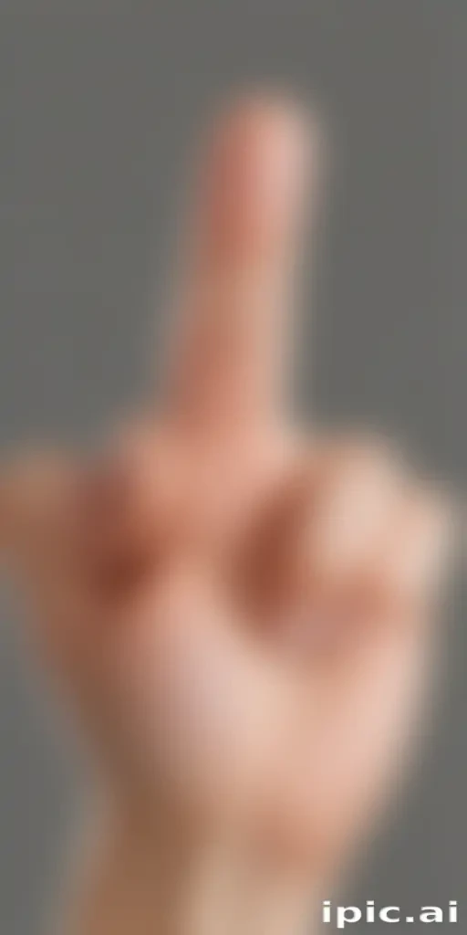 point finger png