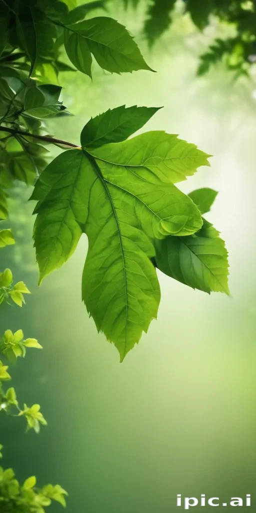 green leaf background