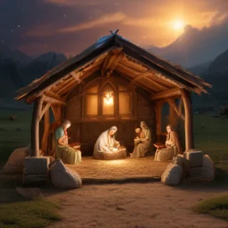 free nativity scene background images