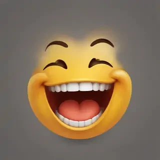 transparent smile emoji