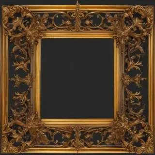 gold frame png transparent