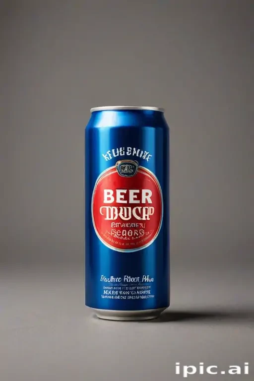 beer can mockup