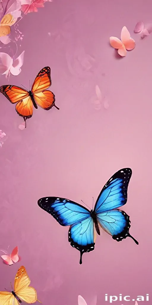 wallpaper iphone butterfly