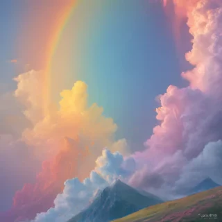 rainbow pastel