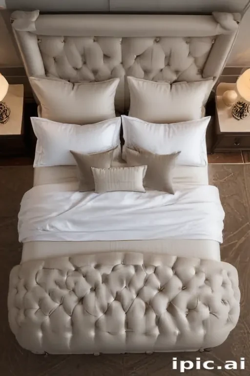 bed top view