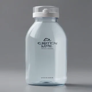 water bottle mockup