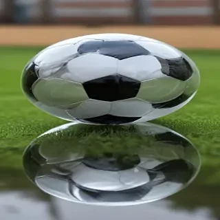 transparent soccer ball