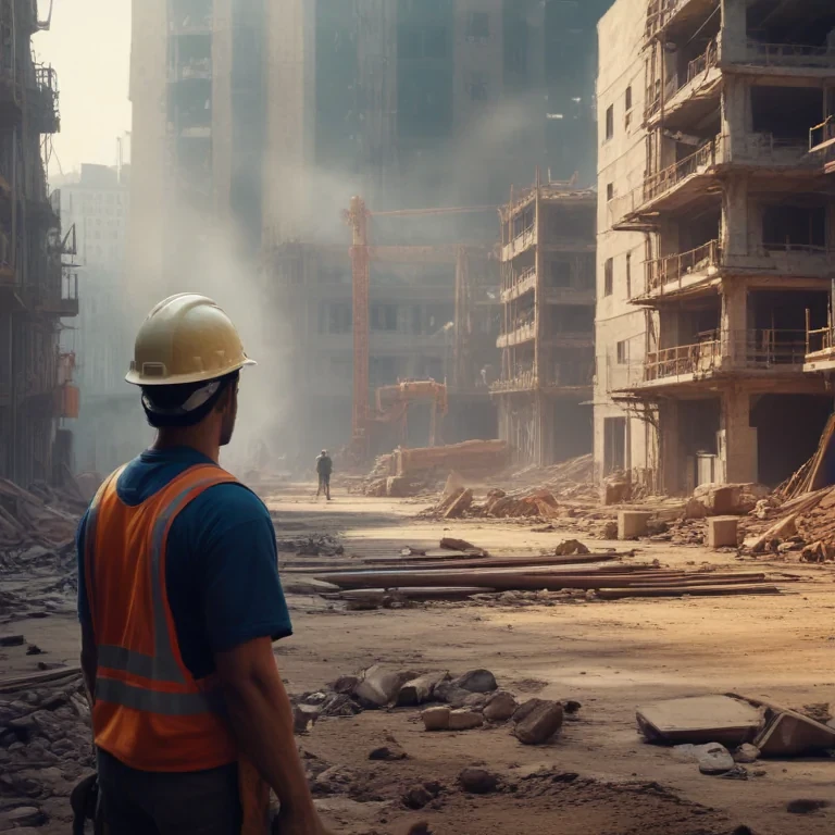 construction site background