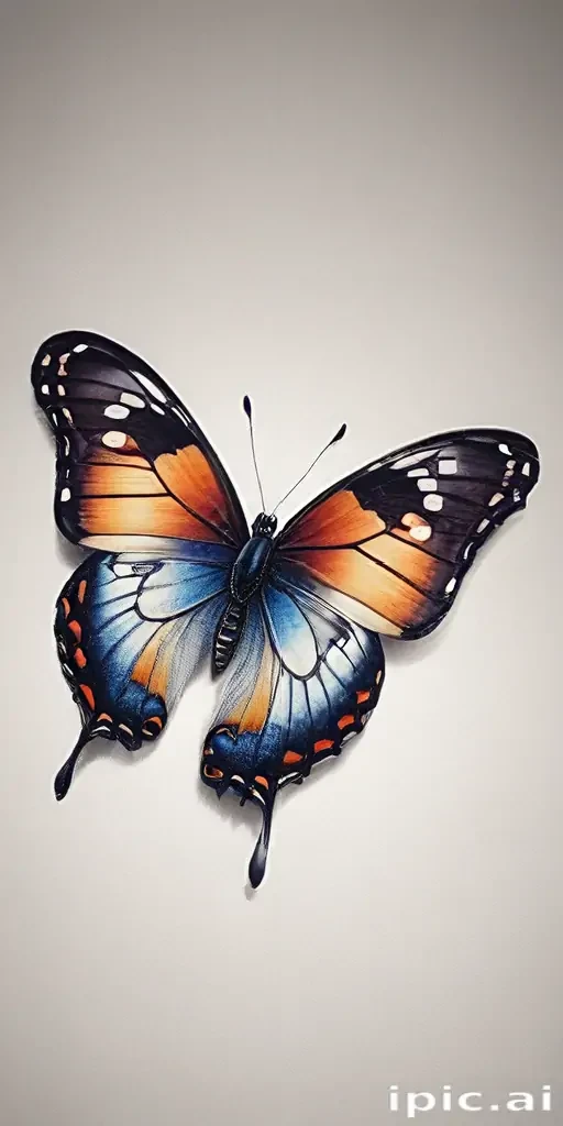 drawing butterfly