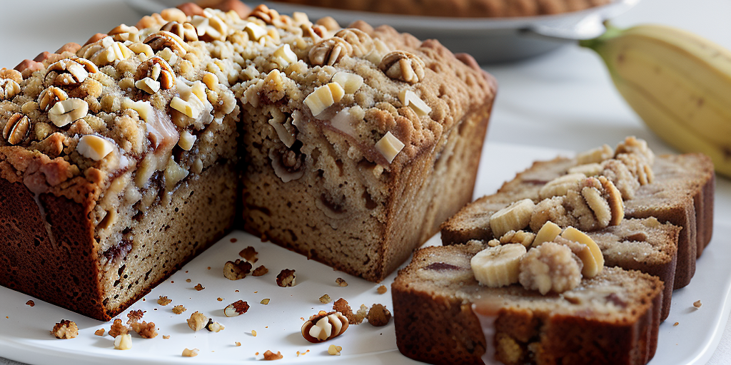 banana nut bread streusel topping