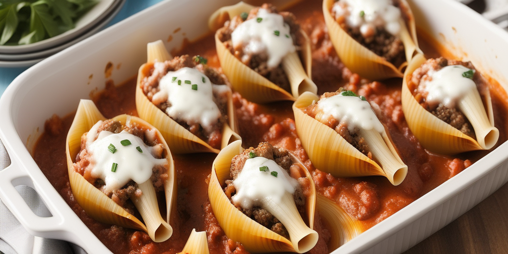 stuffed shells recipe with ground beef