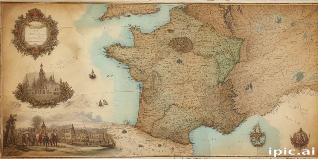 map of france
