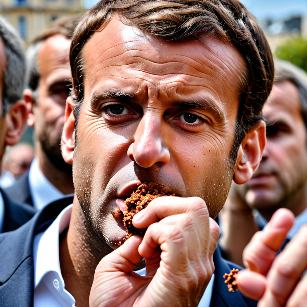 Ai Image Generator - Ai Art Generator - High Quality and 100% Unique Images  - iPic.Ai — emmanuel macron eating feces