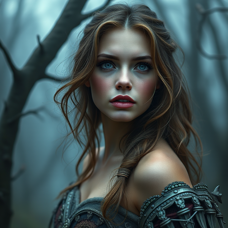 portrait of a women in a fantasy world