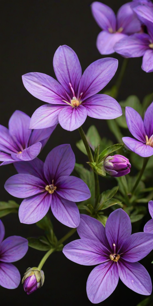 purple flowers png