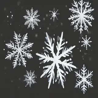 snow flakes png