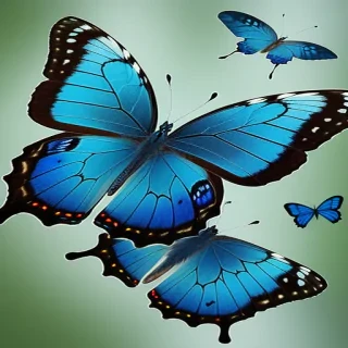 blue butterfly pictures