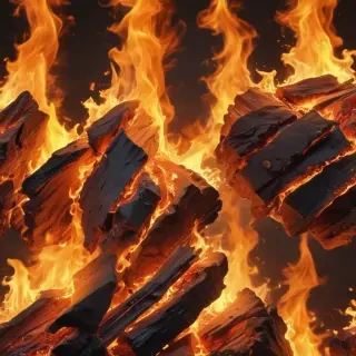background with fire