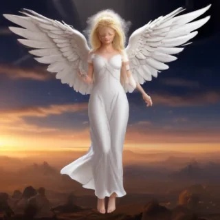 clipart of angels with wings